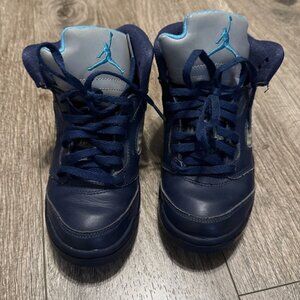 Air Jordan 5 Retro Pre-grape Kids Size 1Y 440889-405